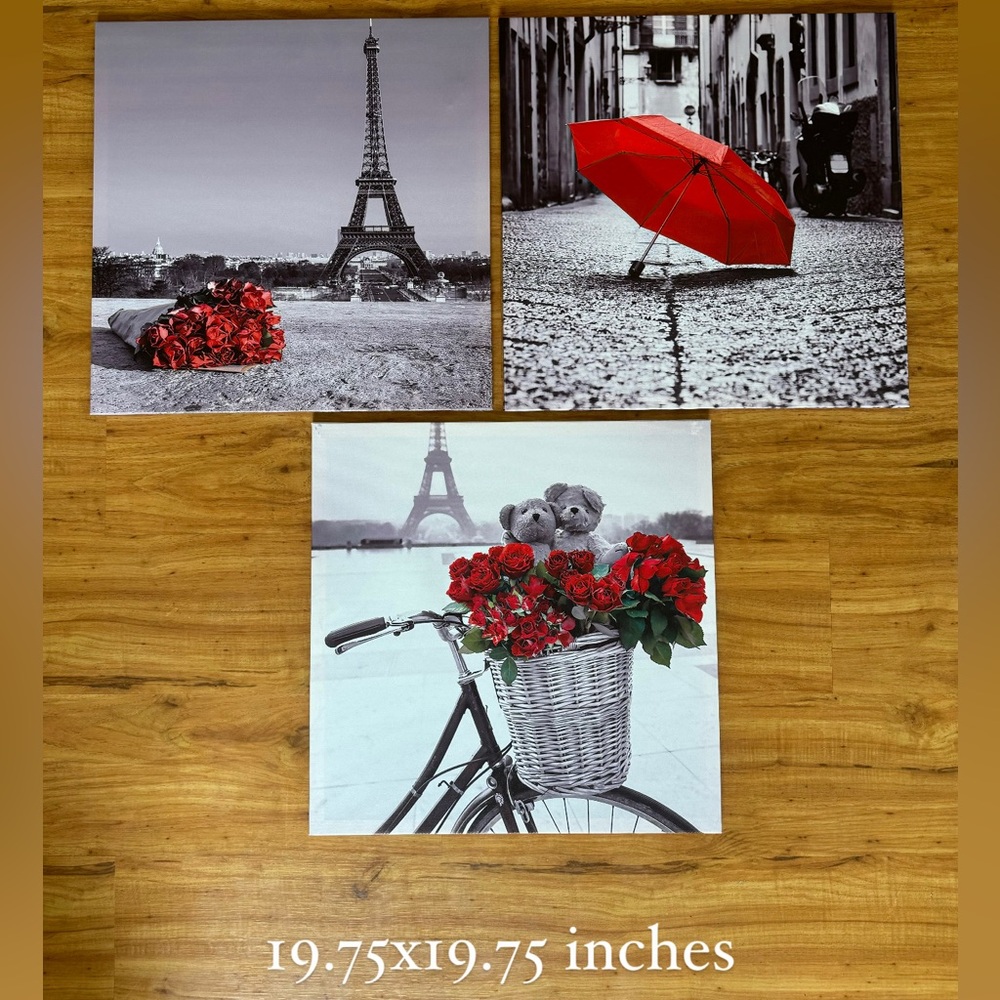 3 piece wall art